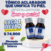 2X1 Tónico despigmentante MTC 100% efectivo + Obsequio Gratis 2 Bloqueador